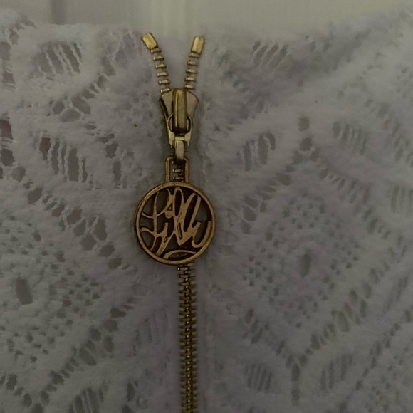 NWT Lilly Pulitzer Kent White Resort Trellis Lace Fit and Flare Dress - Picture 4 of 5